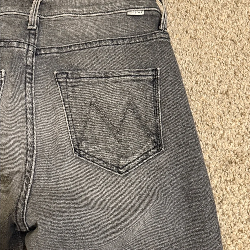 MOTHER Gray Flare Jeans - Subtle Fade